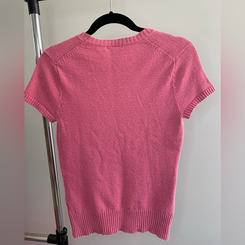 GAP Short Sleeve Pink sweater - Picture 6 of 6